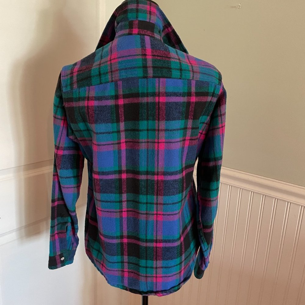 Vintage Gander Mountain Womens Flannel Long Sleeve Medium - Picture 9 of 10